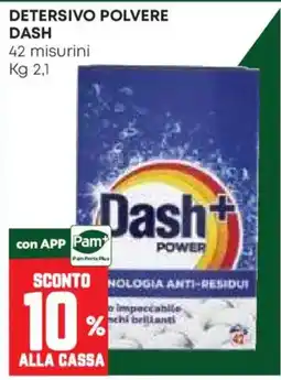 Pam Detersivo polvere Dash offerta