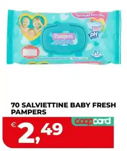 Coop Master Alleanza 3.0 Salviettine baby fresh Pampers offerta