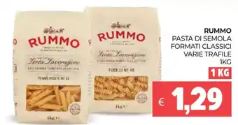 Rummo pasta di semola formati classici