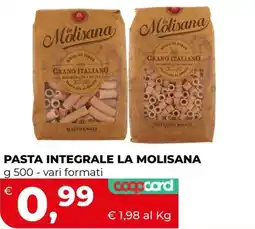 Coop Master Alleanza 3.0 Pasta integrale La Molisana offerta