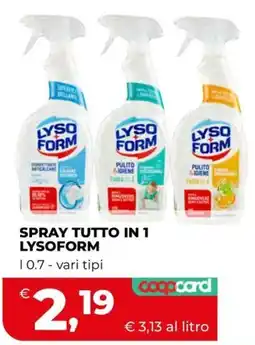 Coop Master Alleanza 3.0 Spray tutto in 1 Lysoform offerta