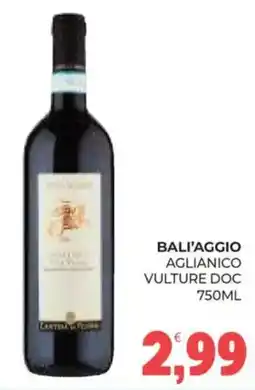 Eté Bali'aggio Aglianico Vulture Doc offerta