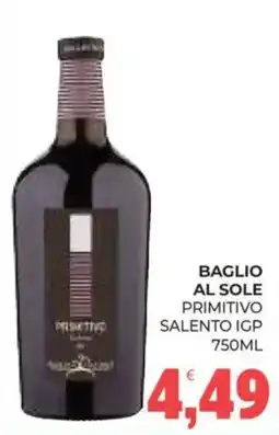 Eté Baglio al sole Primitivo offerta