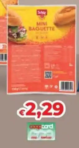 Coop Master Alleanza 3.0 Schär mini baguette offerta