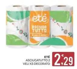 Eté Eté asciugatutto offerta