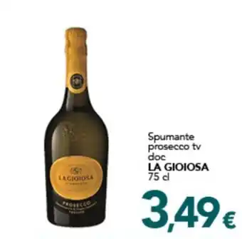 Spumante prosecco tv doc La Gioiosa
