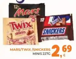 Eté Mars/Twix/Snickers Minis offerta