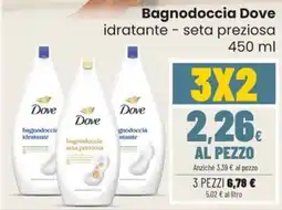 Coop Trentino Bagnodoccia Dove idratante - seta preziosa offerta