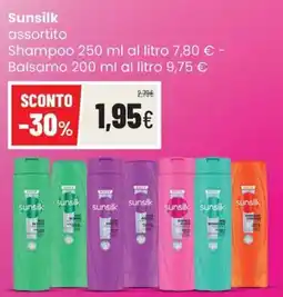 Coop Trentino Sunsilk assortito offerta
