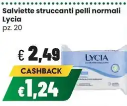 Coop Trentino Salviette struccanti pelli normali Lycia offerta