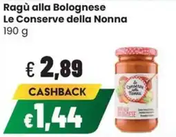 Coop Trentino Ragù alla Bolognese Le Conserve della Nonna offerta