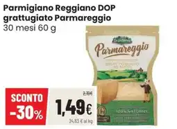 Coop Trentino Parmareggio Parmigiano Reggiano DOP grattugiato offerta