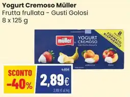 Coop Trentino Yogurt Cremoso Müller Frutta frullata - Gusti Golosi offerta