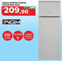 Coop Master Alleanza 3.0 Frigo doppia porta NGM offerta
