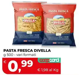 Coop Master Alleanza 3.0 Pasta fresca Divella offerta