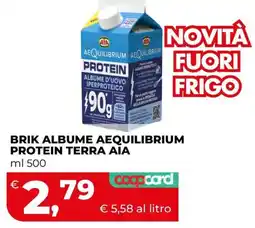 Coop Master Alleanza 3.0 Brik albume aequilibrium protein terra aia offerta