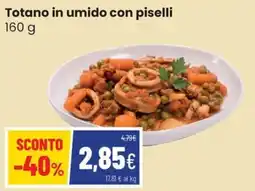 Coop Trentino Totano in umido con piselli offerta
