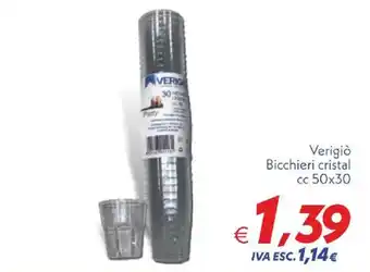 Verigiò Bicchieri cristal