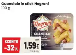 Coop Trentino Guanciale in stick Negroni offerta
