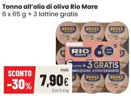 Coop Trentino Tonno all'olio di oliva Rio Mare offerta