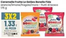 Coop Trentino Caramelle Frutta Le Gelées Bonelle Fida offerta