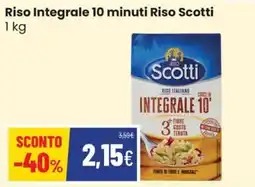 Coop Trentino Riso Integrale 10 minuti Riso Scotti offerta