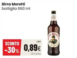 Coop Trentino Birra Moretti offerta