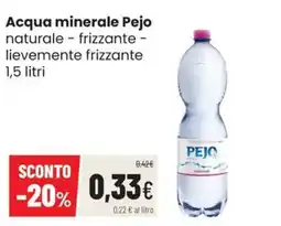 Coop Trentino Acqua minerale Pejo offerta