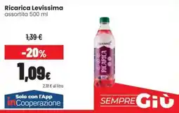 Coop Trentino Ricarica Levissima offerta