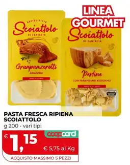 Coop Master Alleanza 3.0 Pasta fresca ripiena Scoiattolo offerta