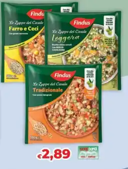 Coop Master Alleanza 3.0 Findus Le Zuppe del Casale Tradizionale offerta