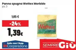 Coop Trentino Panno spugna Wettex Morbido offerta