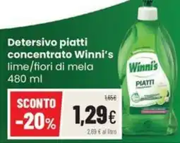 Coop Trentino Detersivo piatti concentrato Winni's offerta