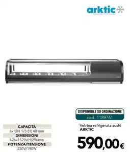 Altasfera Vetrina refrigerata sushi ARKTIC offerta