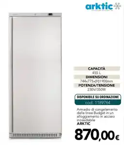 Altasfera Armadio di congelamento ARKTIC offerta