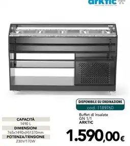 Altasfera Buffet di insalate GN 1/1 ARKTIC offerta