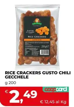 Coop Master Alleanza 3.0 Rice Crackers Gusto Chili Gecchele offerta