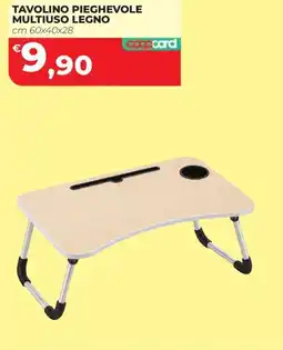 Coop Master Alleanza 3.0 Tavolino pieghevole multiuso legno offerta