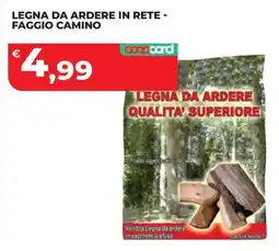 Coop Master Alleanza 3.0 Legna da ardere in rete - Faggio camino offerta