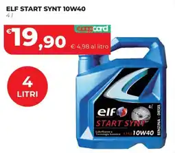 Coop Master Alleanza 3.0 Elf start synt 10w40 offerta