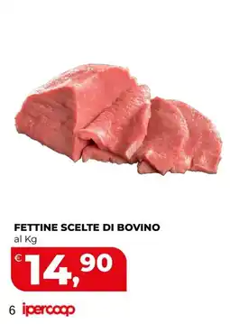 Coop Master Alleanza 3.0 Fettine scelte di bovino offerta