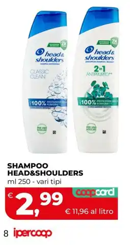 Coop Master Alleanza 3.0 Shampoo head&shoulders offerta