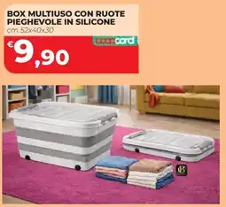 Coop Master Alleanza 3.0 Box multiuso con ruote pieghevole in silicone offerta