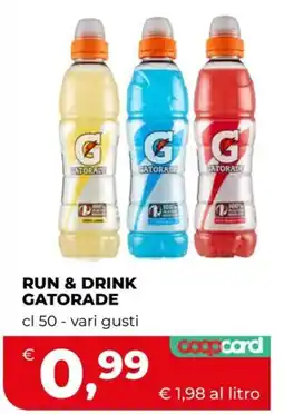 Coop Master Alleanza 3.0 Run & Drink Gatorade offerta