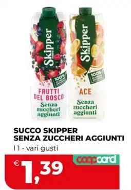 Coop Master Alleanza 3.0 Succo Skipper senza zuccheri aggiunti offerta