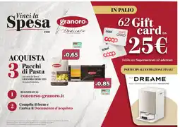 Coop Master Alleanza 3.0 Pasta Granoro offerta