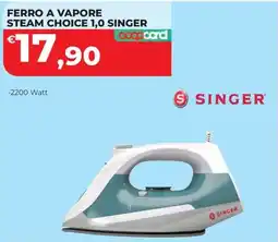 Coop Master Alleanza 3.0 Ferro a vapore Steam Choice 1,0 Singer offerta