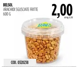 Carico Cash & Carry Belsol arachidi sgusciate fritte offerta