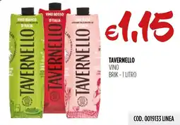 Carico Cash & Carry Tavernello vino offerta