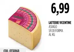 Carico Cash & Carry Latterie Vicentine Asiago offerta